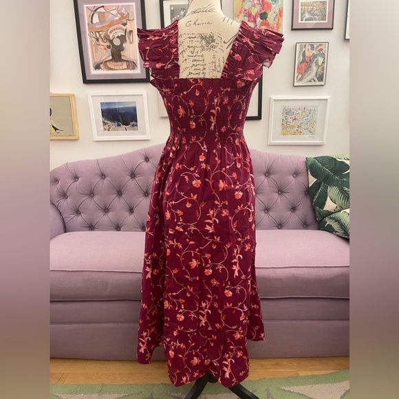 NWT Hill House Burgundy Nap Dress M - Picture 2 of 6